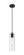 Downtown Urban One Light Pendant in Matte Black (405|434-1P-BK-G434-12SDY)