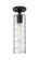 Downtown Urban One Light Flush Mount in Matte Black (405|434-1F-BK-G434-12DE)