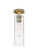 Downtown Urban One Light Flush Mount in Brushed Brass (405|434-1F-BB-G434-12SDY)