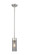 Downtown Urban One Light Pendant in Satin Nickel (405|429-1S-SN-G429-8SM)