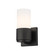 Downtown Urban One Light Wall Sconce in Matte Black (405|428-1W-BK-G428-7WH)