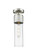 Downtown Urban One Light Semi-Flush Mount in Satin Nickel (405|428-1F-SN-G428-12CL)