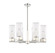 Downtown Urban LED Chandelier in Polished Nickel (405|427-6CR-PN-G427-14CL)