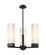 Downtown Urban LED Pendant in Matte Black (405|427-3CR-BK-G427-14WH)