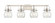 Downtown Urban Four Light Bath Vanity in Satin Nickel (405|423-4W-SN-G410-6SDY)