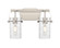 Downtown Urban Two Light Bath Vanity in Satin Nickel (405|423-2W-SN-G423-7DE)