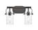 Downtown Urban LED Bath Vanity in Matte Black (405|423-2W-BK-G423-7DE)