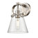 Downtown Urban One Light Wall Sconce in Satin Nickel (405|423-1W-SN-G411-6SDY)