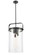 Downtown Urban Four Light Pendant in Matte Black (405|413-4SL-BK-G413-4S-12CL)