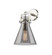 Downtown Urban One Light Wall Sconce in Polished Nickel (405|411-1W-PN-G411-8SM)