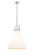 Downtown Urban One Light Pendant in Polished Nickel (405|411-1SL-PN-G411-18WH)
