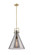 Downtown Urban One Light Pendant in Brushed Brass (405|411-1SL-BB-G411-16SM)