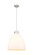 Downtown Urban Three Light Pendant in Satin Nickel (405|410-3PL-SN-G412-18WH)