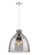 Downtown Urban Three Light Pendant in Polished Nickel (405|410-3PL-PN-G412-18SM)