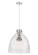 Downtown Urban Three Light Pendant in Polished Nickel (405|410-3PL-PN-G412-18SDY)