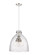 Downtown Urban Three Light Pendant in Polished Nickel (405|410-3PL-PN-G412-16SDY)