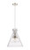 Downtown Urban Three Light Pendant in Polished Nickel (405|410-3PL-PN-G411-16CL)