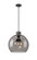 Downtown Urban Three Light Pendant in Matte Black (405|410-3PL-BK-G410-18SM)