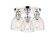 Downtown Urban Three Light Semi-Flush Mount in Polished Nickel (405|410-3F-PN-G412-7SDY)