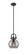 Downtown Urban One Light Mini Pendant in Matte Black (405|410-1SS-BK-G410-8SM)
