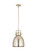 Downtown Urban One Light Mini Pendant in Satin Nickel (405|410-1SM-SN-M412-10SN)