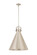Downtown Urban One Light Pendant in Satin Nickel (405|410-1SL-SN-M411-18SN)