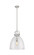 Downtown Urban One Light Pendant in Satin Nickel (405|410-1SL-SN-G412-14SDY) Downtown Urban One Light Pendant in Satin Nickel (405|410-1SL-SN-G412-14SDY)