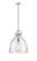 Downtown Urban One Light Pendant in Polished Nickel (405|410-1SL-PN-G412-16SDY)