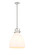 Downtown Urban One Light Pendant in Polished Nickel (405|410-1SL-PN-G412-14WH)