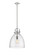 Downtown Urban One Light Pendant in Polished Nickel (405|410-1SL-PN-G412-14SDY)