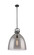 Downtown Urban One Light Pendant in Matte Black (405|410-1SL-BK-G412-18SM)