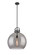 Downtown Urban One Light Pendant in Matte Black (405|410-1SL-BK-G410-18SM)