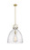 Downtown Urban One Light Pendant in Brushed Brass (405|410-1SL-BB-G412-16SDY)