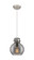 Downtown Urban One Light Mini Pendant in Brushed Satin Nickel (405|410-1PS-SN-G410-8SM)