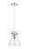 Downtown Urban One Light Pendant in Polished Nickel (405|410-1PS-PN-G411-8SDY)
