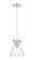 Downtown Urban One Light Pendant in Polished Nickel (405|410-1PS-PN-G411-8CL)