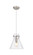 Downtown Urban One Light Pendant in Satin Nickel (405|410-1PM-SN-G411-10CL)