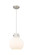 Downtown Urban One Light Mini Pendant in Brushed Satin Nickel (405|410-1PM-SN-G410-10WH)