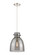 Downtown Urban One Light Pendant in Polished Nickel (405|410-1PM-PN-G412-10SM)