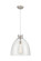 Downtown Urban One Light Pendant in Satin Nickel (405|410-1PL-SN-G412-16CL)