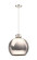 Downtown Urban One Light Pendant in Polished Nickel (405|410-1PL-PN-M410-16PN)