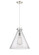 Downtown Urban One Light Pendant in Polished Nickel (405|410-1PL-PN-G411-18SDY)
