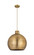 Downtown Urban One Light Pendant in Brushed Brass (405|410-1PL-BB-M410-18BB)
