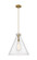 Downtown Urban One Light Pendant in Brushed Brass (405|410-1PL-BB-G411-18SDY)