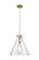 Downtown Urban One Light Pendant in Brushed Brass (405|410-1PL-BB-G411-16SDY)
