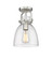 Downtown Urban One Light Semi-Flush Mount in Satin Nickel (405|410-1F-SN-G412-8SDY)