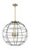 Essex Three Light Pendant in Antique Brass (405|221-3S-AB-CE-22-BK)