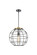 Essex One Light Pendant in Black Antique Brass (405|221-1S-BAB-CE-16-BK)