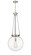 Essex One Light Pendant in Satin Nickel (405|221-1P-SN-G202-16)