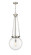 Essex One Light Pendant in Satin Nickel (405|221-1P-SN-G202-14)